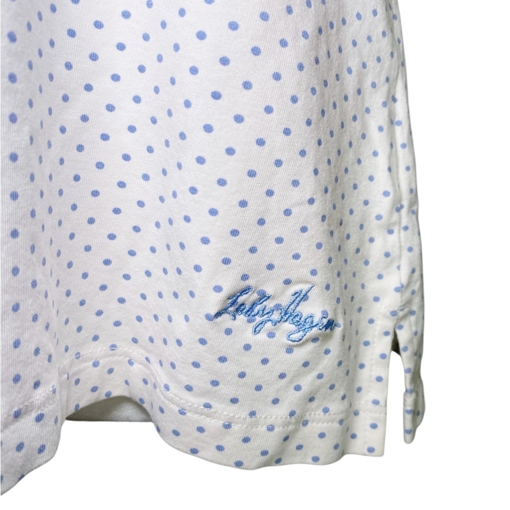 Lady Hagen Polka Dot Sleeveless Golf Polo Top - Picture 7 of 15